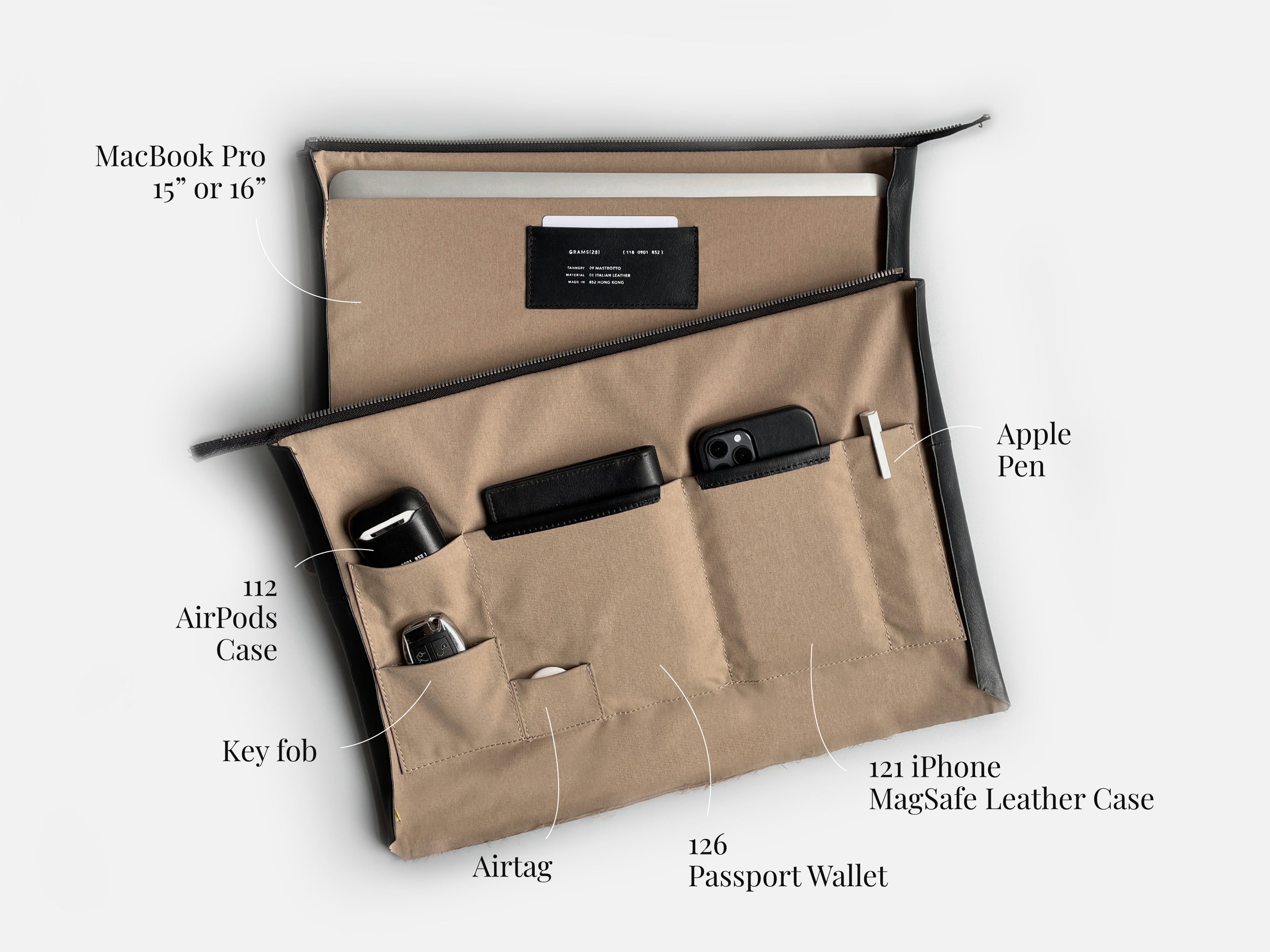 118 Leather Folio | Pebbled